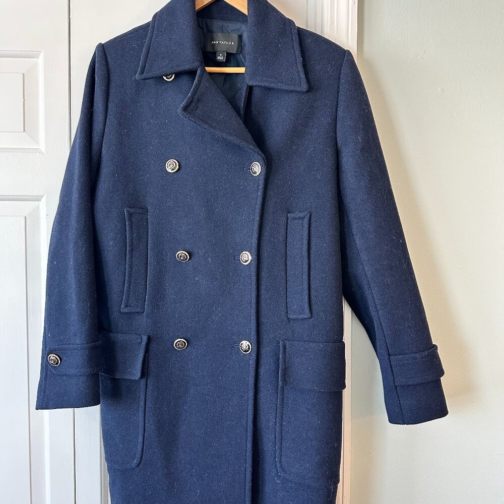 Ann Taylor Navy Peacoat